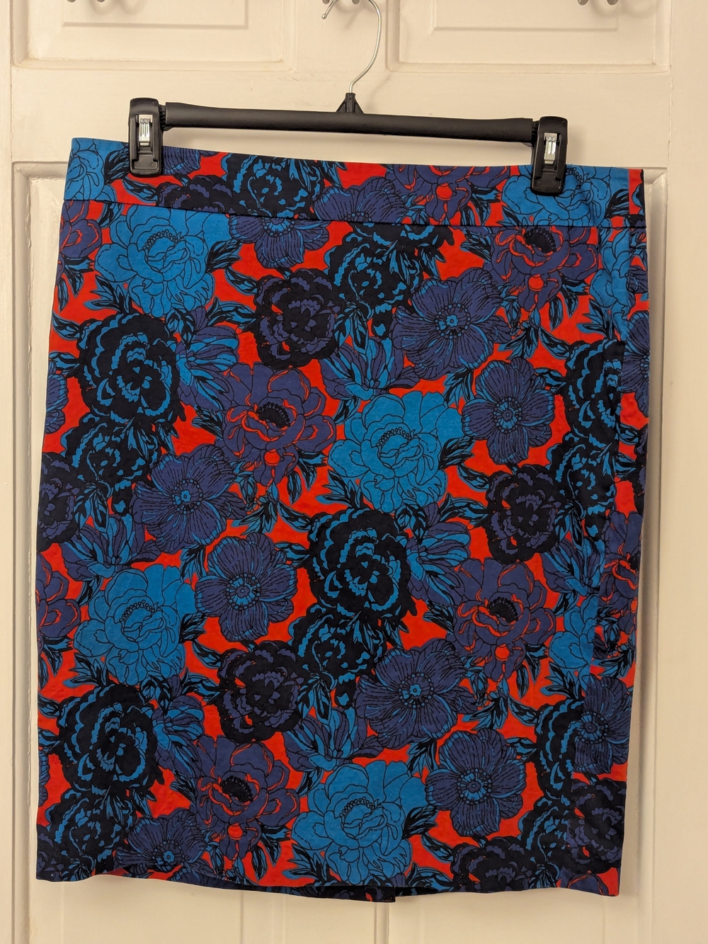 Ann Taylor Floral Pencil Skirt Sz 16